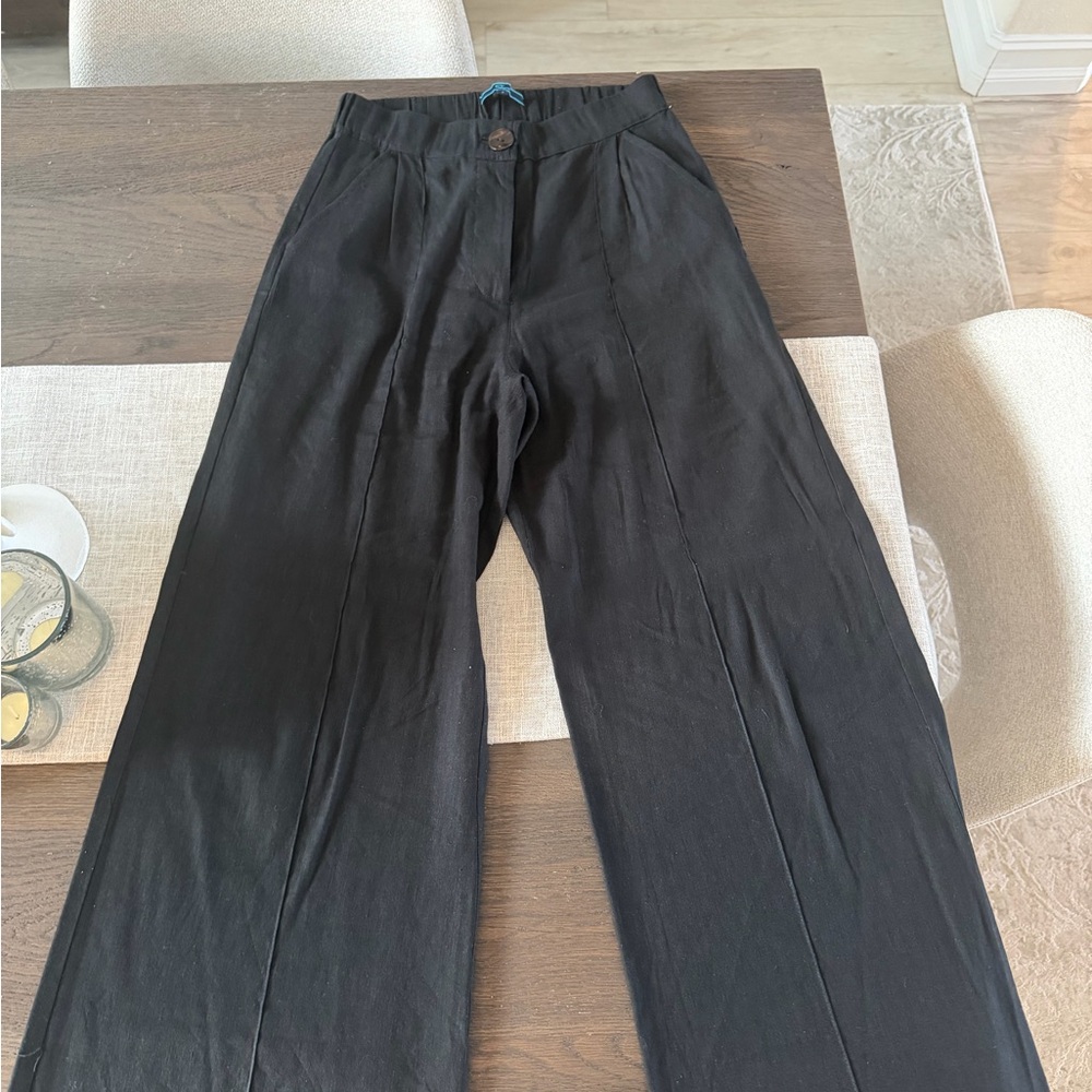 Classic women linen pants
